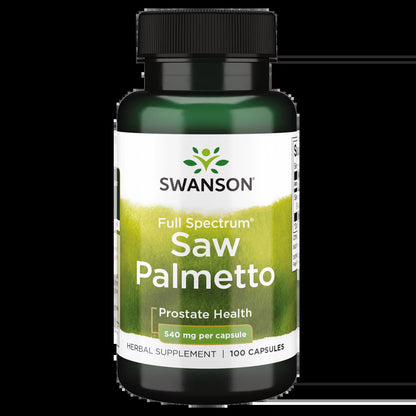 Full Spectrum Saw Palmetto 540 Mg 100 Caps 4 Pack