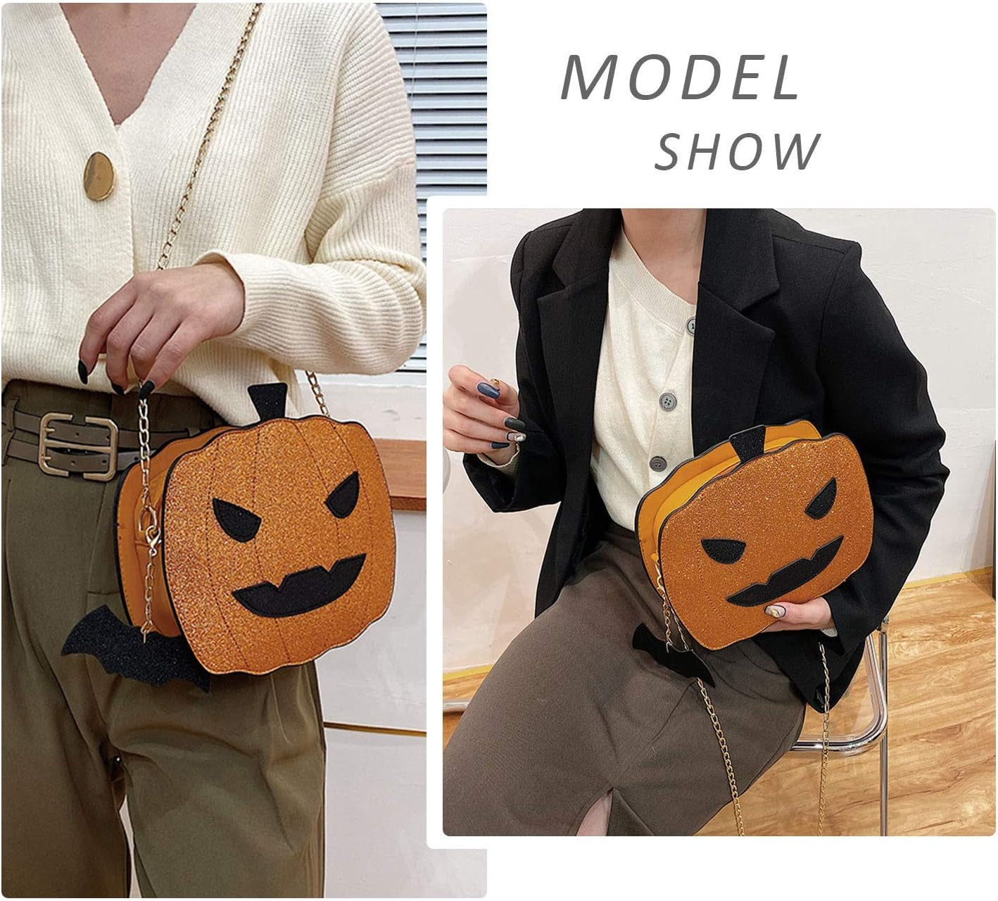 Halloween Pumpkin Purse and Shoulder Bag