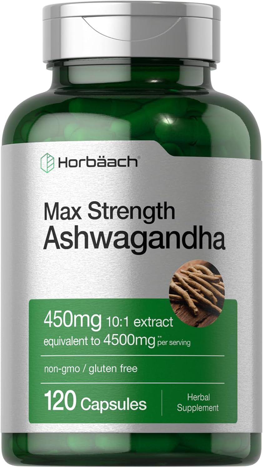 Ashwagandha 450 mg, 120 Capsules