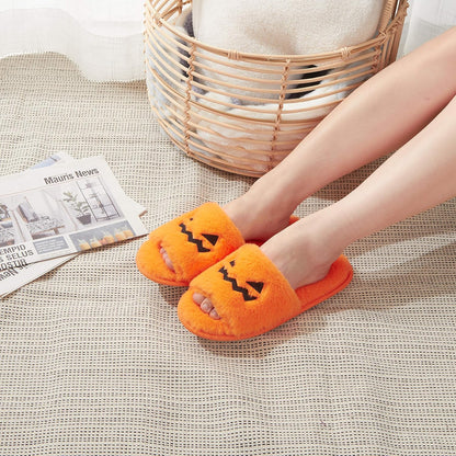 Halloween Pumpkin Slippers 