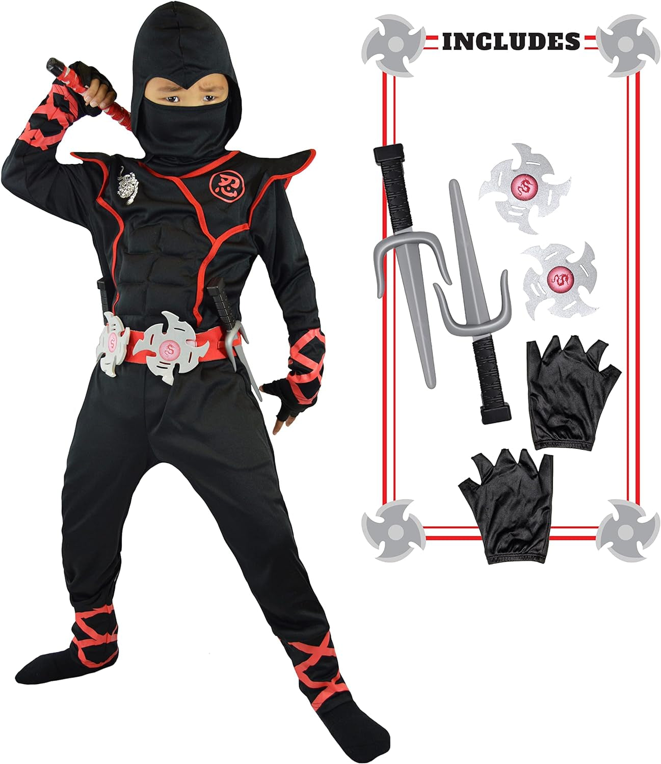 Halloween Ninja Costume for Kids