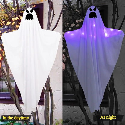 Halloween 2 Pack 50 Inch Ghost Outdoor LED Light 