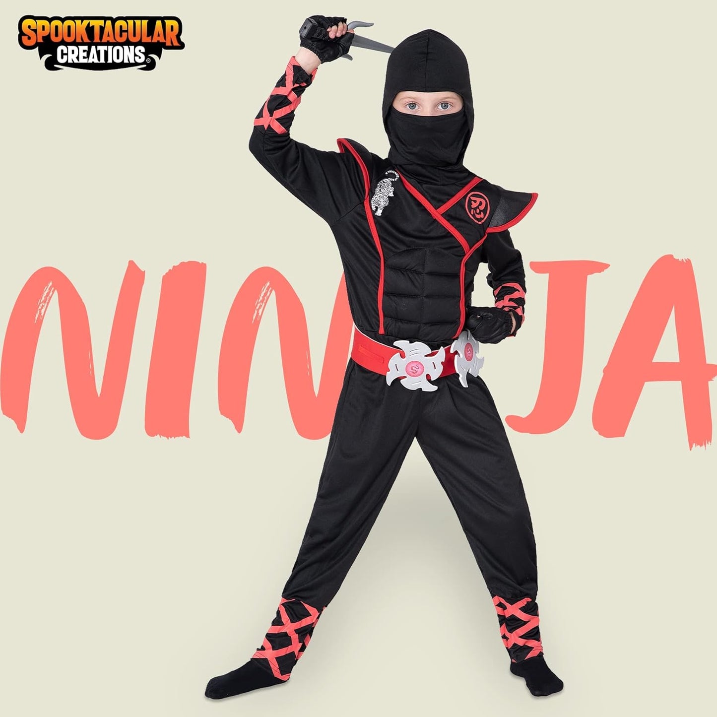 Halloween Ninja Costume for Kids