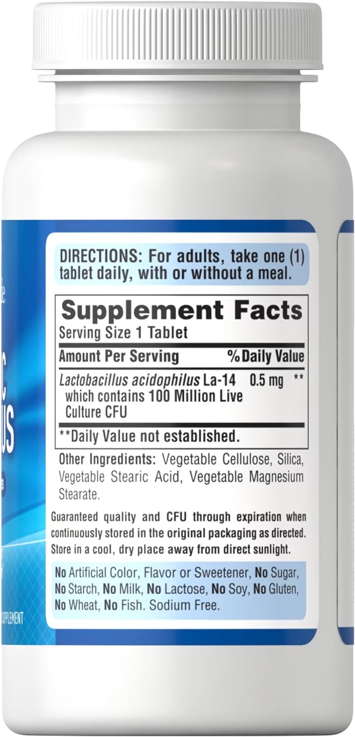 Probiotic Acidophilus, 100 Count