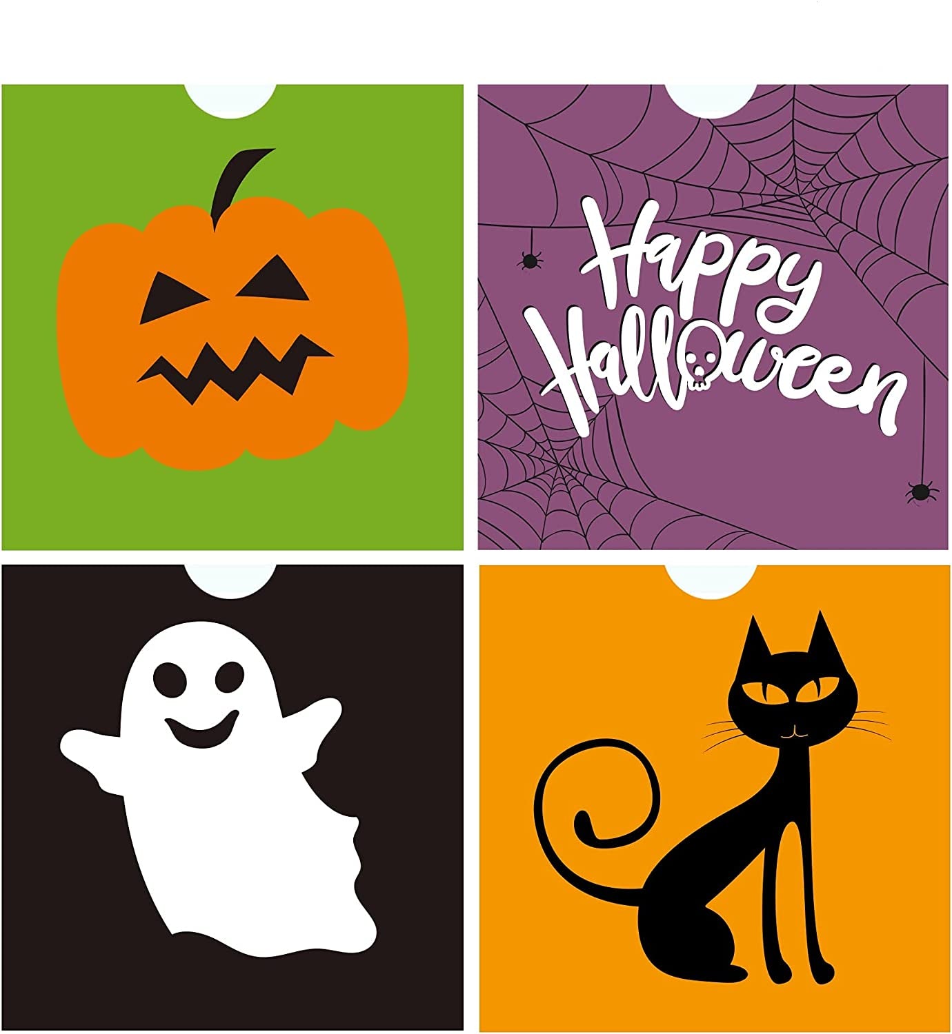 Halloween Bags Bulk for Halloween Goodie Bags 72 Pack 