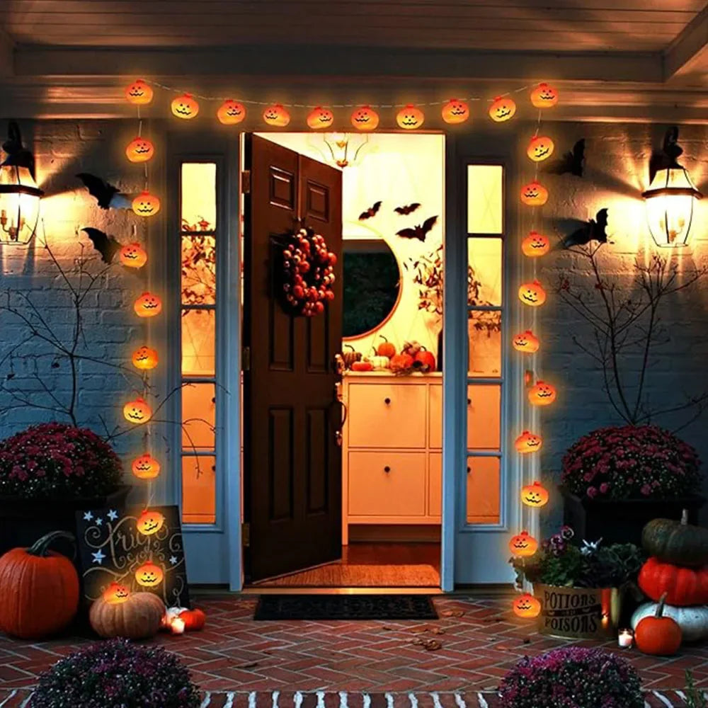  Halloween  Pumpkin Light String 1.5M/3M LED 