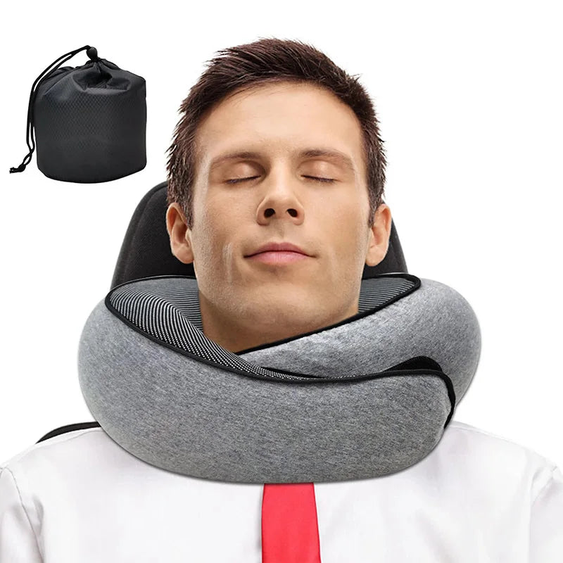 SnapNap Memory Foam Travel Pillow