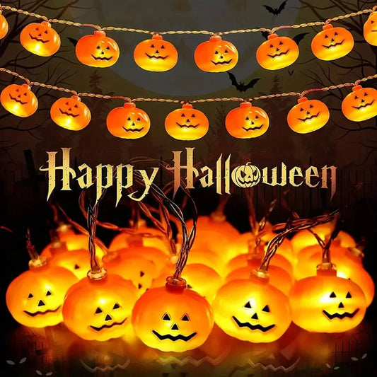  Halloween  Pumpkin Light String 1.5M/3M LED 