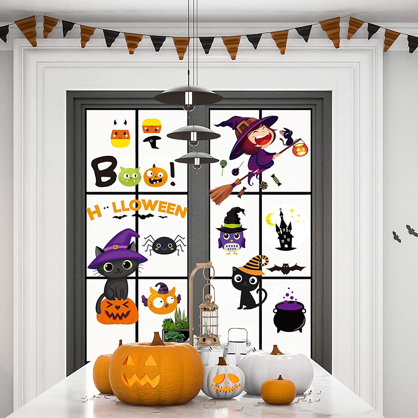 Halloween Window Clings - Thanksgiving available