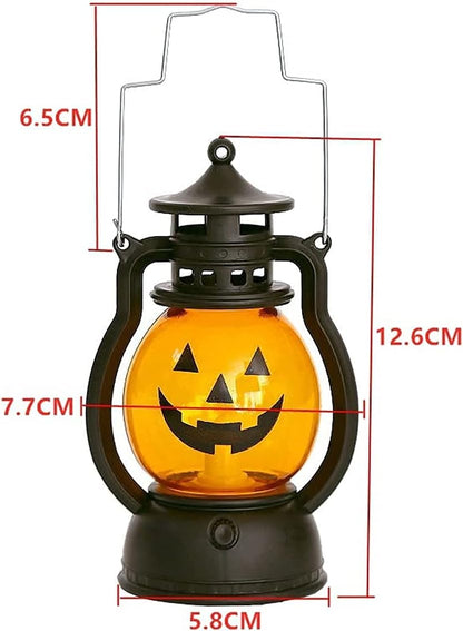 Pumpkin Light up Lantern for Kids (3-Pack)