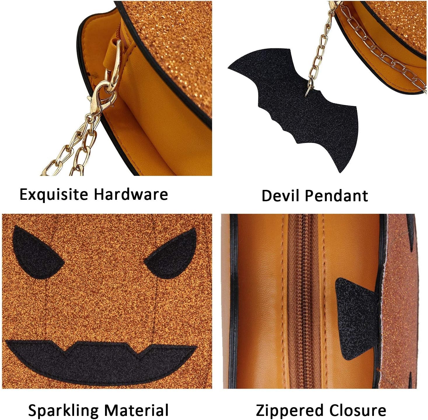 Halloween Pumpkin Purse and Shoulder Bag